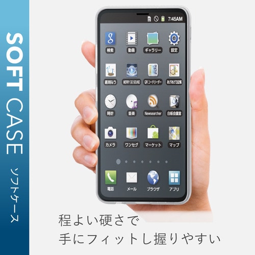 LG Style2用ソフトケース クリア