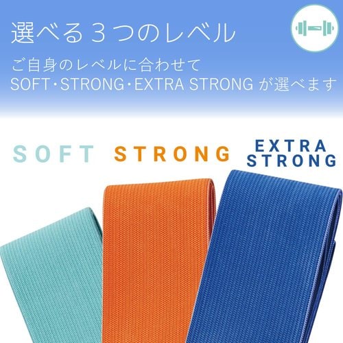 トレーニングバンド エクストラストロング ブルー