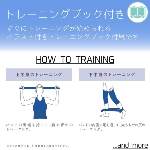 トレーニングバンド エクストラストロング ブルー