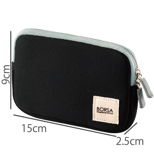 Sサイズ ガジェットポーチ ストレッチ素材 黒