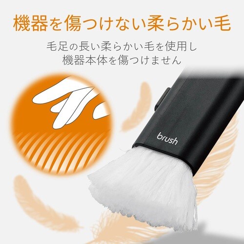 コンパクト収納 2種類の毛 ネイビー