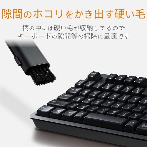 コンパクト収納 2種類の毛 ネイビー