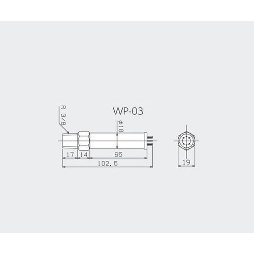 ピラニ真空計 GP−2001G/WP−03