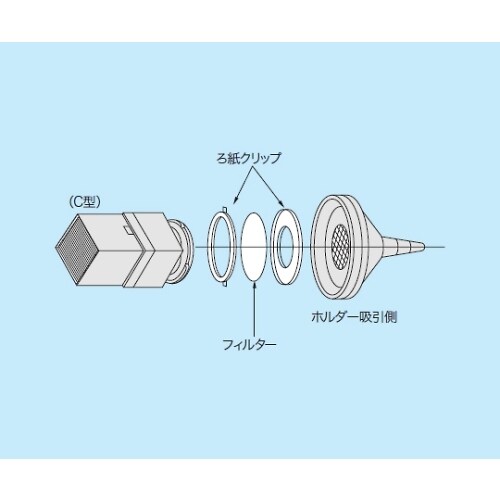 ろ紙ホルダ− C−30型