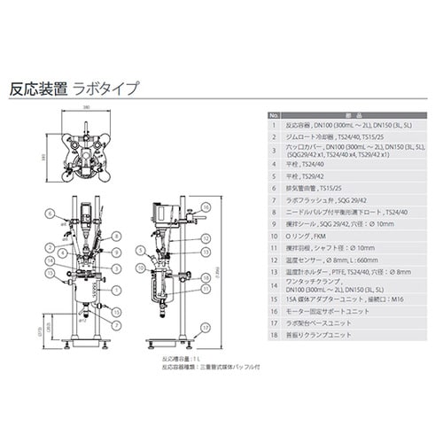RU−3000TWRB−BL 反応装置