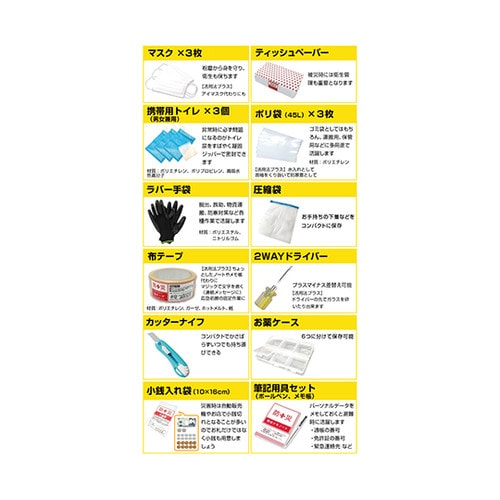 YBG−30BK 防災バッグ30ブラック