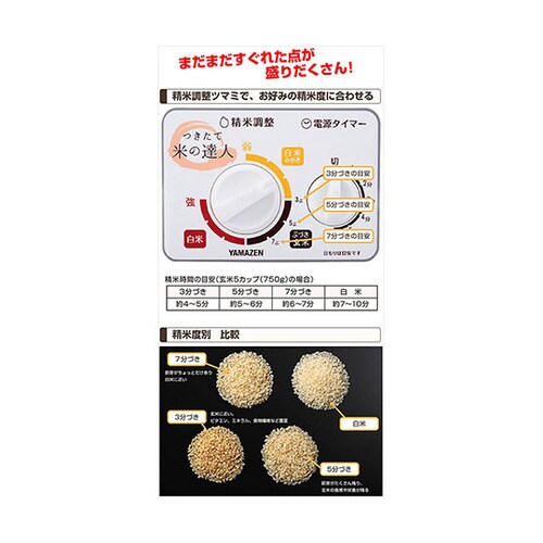 YRP−51(W) 圧力式家庭用精米機