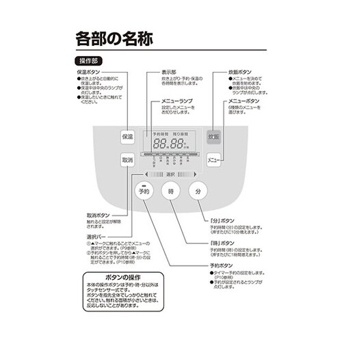 YJC−300(W) マイコン式炊飯器