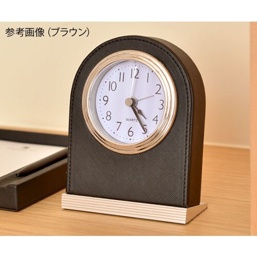 H61200BLK レザークロック 黒