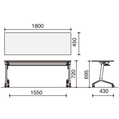 コンフェスト シンプルW18D4白