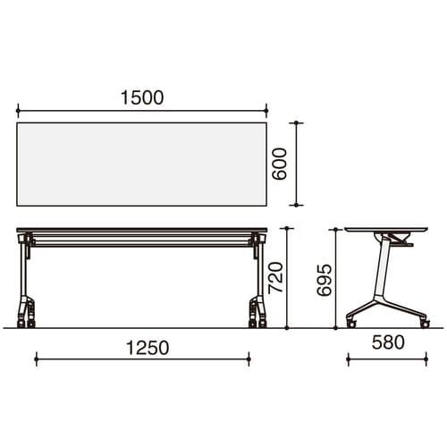 コンフェスト シンプルW15D6薄木目棚付