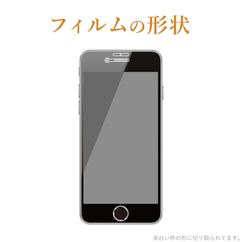 iPhoneSE2 フルフィルム 防反射