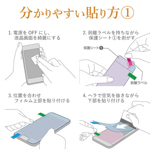 iPhoneSE2 フルフィルム 防反射