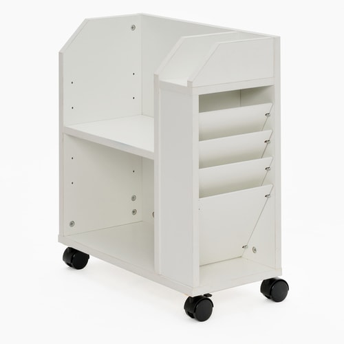 スリムワゴン W530×D265 WJホワイト