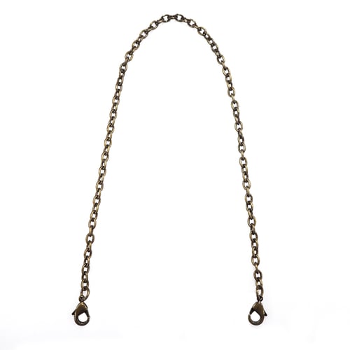 チェーンストラップ 小豆 40cm アンティック
