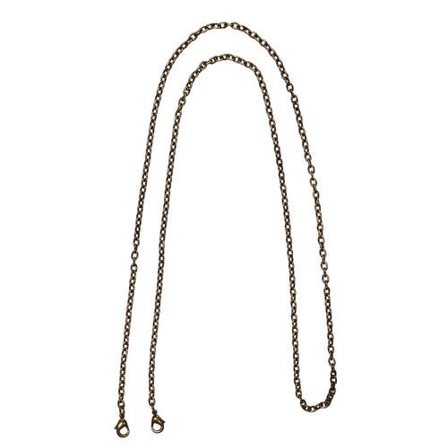 チェーンストラップ 小豆 120cm アンティック