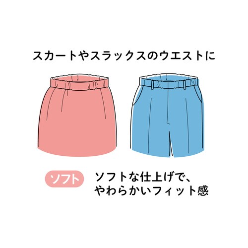 織ゴムソフト 1m 40mm巾 黒