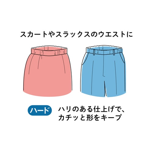 織ゴムハード 1m 20mm巾 黒