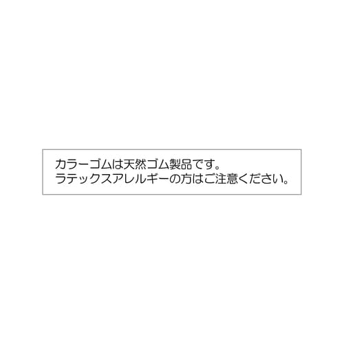 カラーゴム 80cm 20mm巾 黒