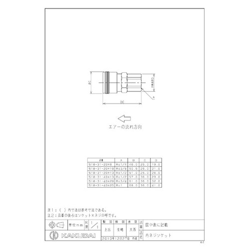 518ー31ー40×20 内ネジソケット