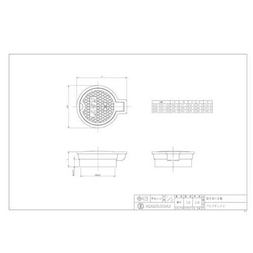 626ー300ー125 バルブボックス