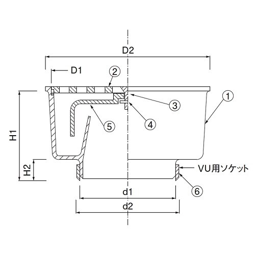 ワントラップ (VP・VU兼用)