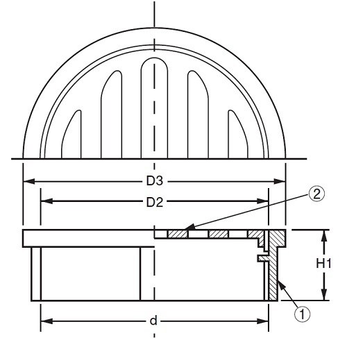 排水目皿(内ネジ) D−3E 40