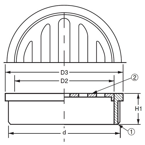 排水目皿(外ネジ) D−3G 80