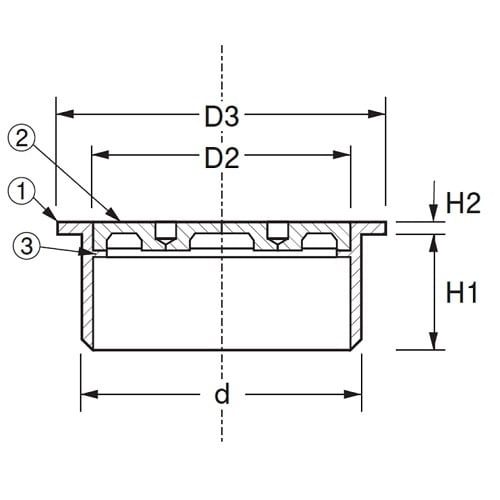 掃除口(VP専用) D−COV−VP 30