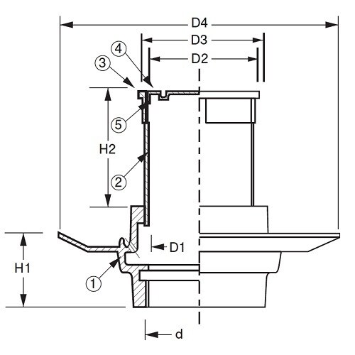 防水用掃除口 D−COB 65