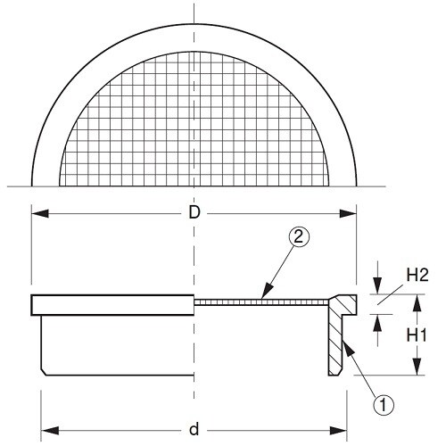 防虫目皿(VP専用) D−3BV−VP 30