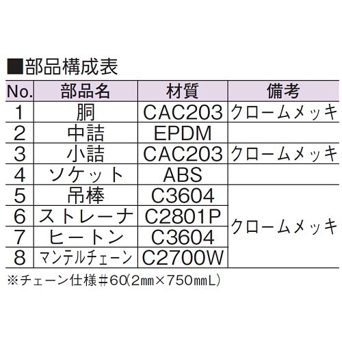 親子共栓・ゴム詰(VP VU兼用)