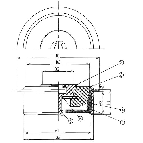 兼用ゴム詰ダブルSAFETY共栓 75
