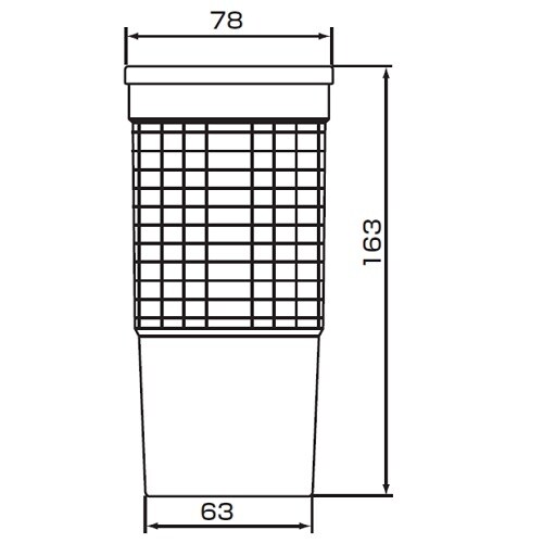 樹脂製カゴ D−ACMB−PP
