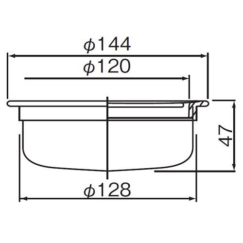 ステンレス製カゴ D−ECB−SUS