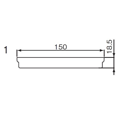 流しゴムフタ D−14TR1