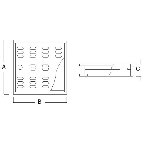 ハイとーる角型(深型) FM20−20D