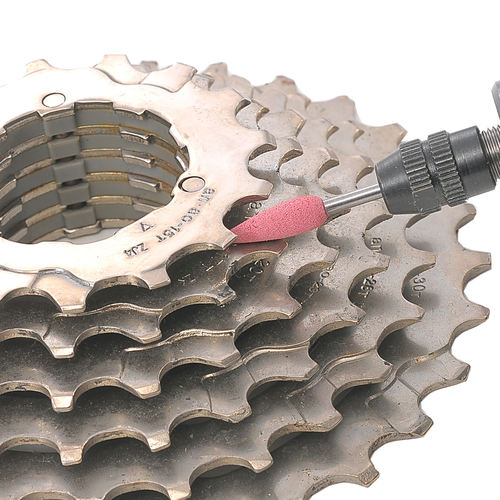 軸付きゴム砥石 4種セット(前仕上げから超仕上げ)