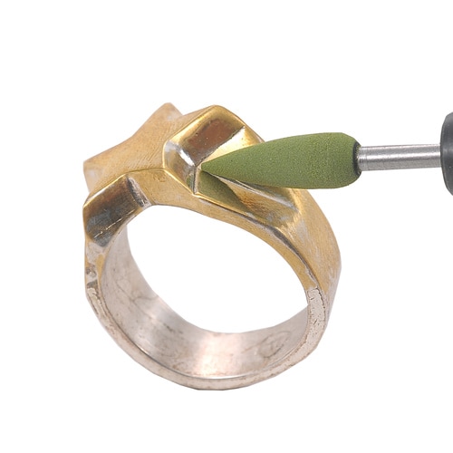 軸付きゴム砥石 4種セット(前仕上げから超仕上げ)