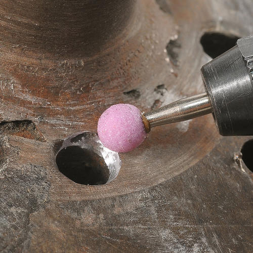 軸付き砥石 2本 #120108