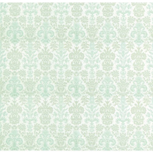 糊付92cmX2.5M ミントダマスク