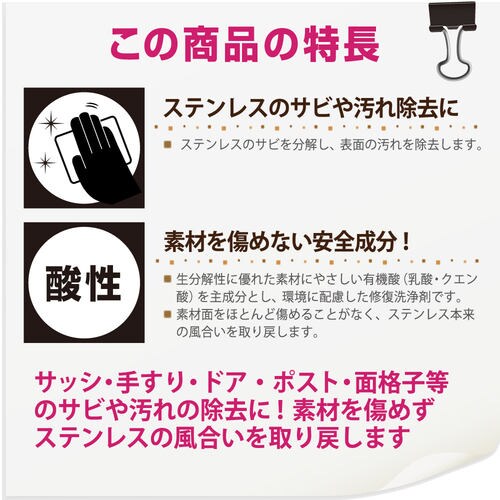 復活洗浄剤 ステンレス用 4L