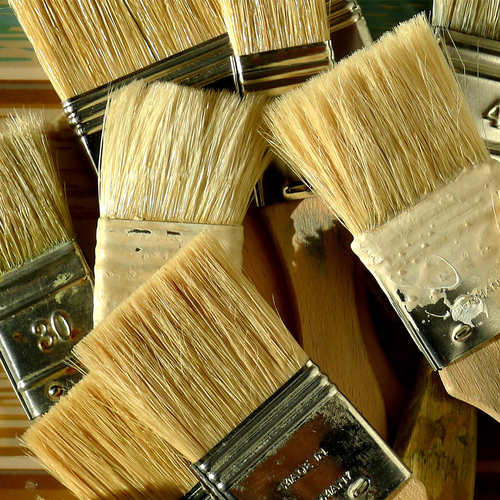 ハケ洗い液 400ML