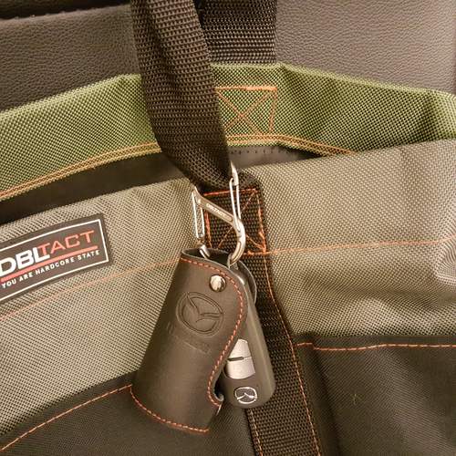 DT アルミS型カラビナレッド #360515