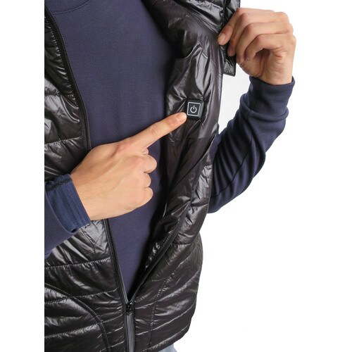 WVーS20 防寒あったかベスト ブラック S