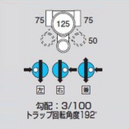 ビニマス トラップ M−UT兼75X50S−125
