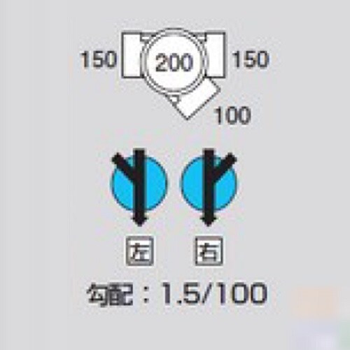 ビニマス 45度 合流