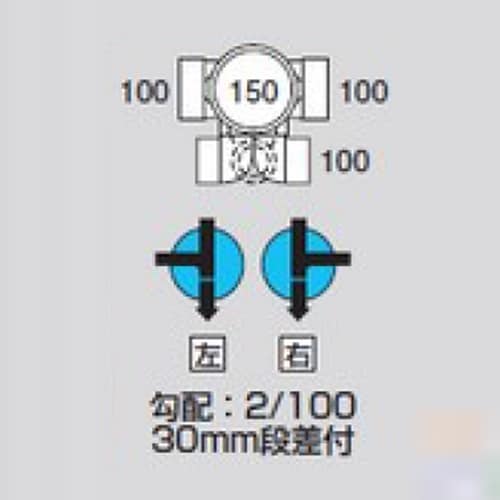 ビニマス流入90度MM−E90YS左100−150