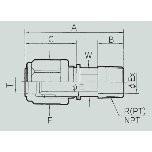 メイルコネクタ ミリサイズ 60−6MC 4−P