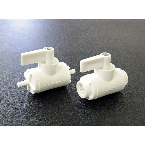 PP製2方ボールバルブ 1/8NPTメスネジ用